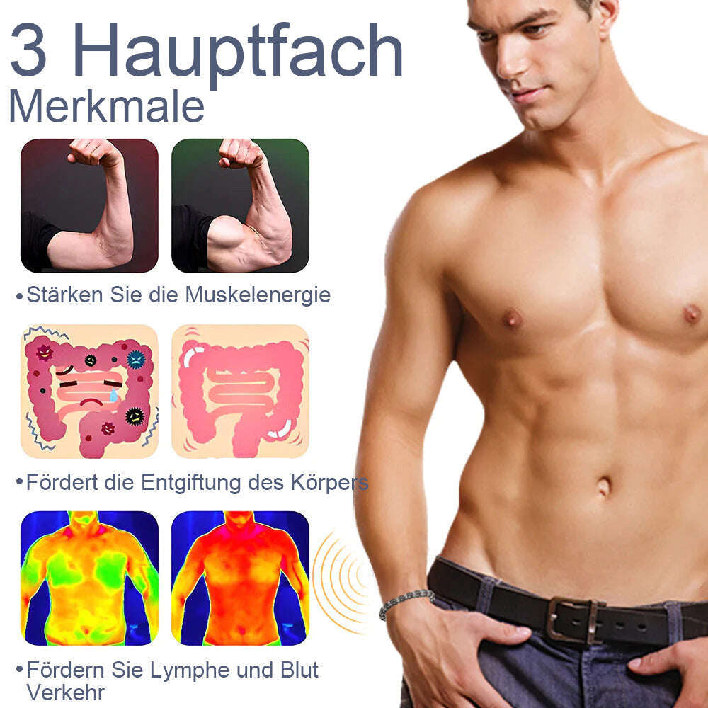 ❤️‍🔥 Pulseira de hematita magnética NORUION® 🌟 