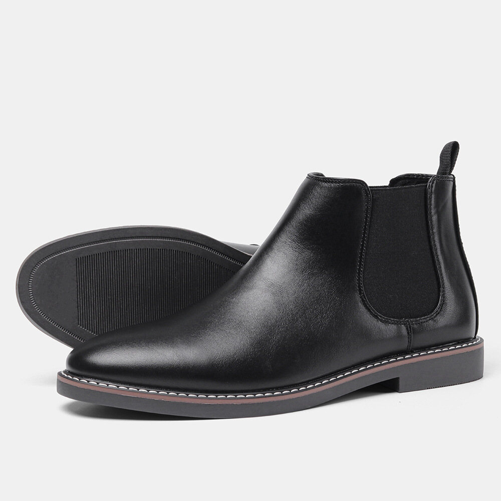 CHELSEA BOTAS MASCULINAS SAPATOS MASCULINOS BRITÂNICOS COR POLONÊS MODA RETRO CROSS-BORDER MASCULINO TAMANHO GRANDE BOTAS CURTAS BOTAS DE TORNOZELO
