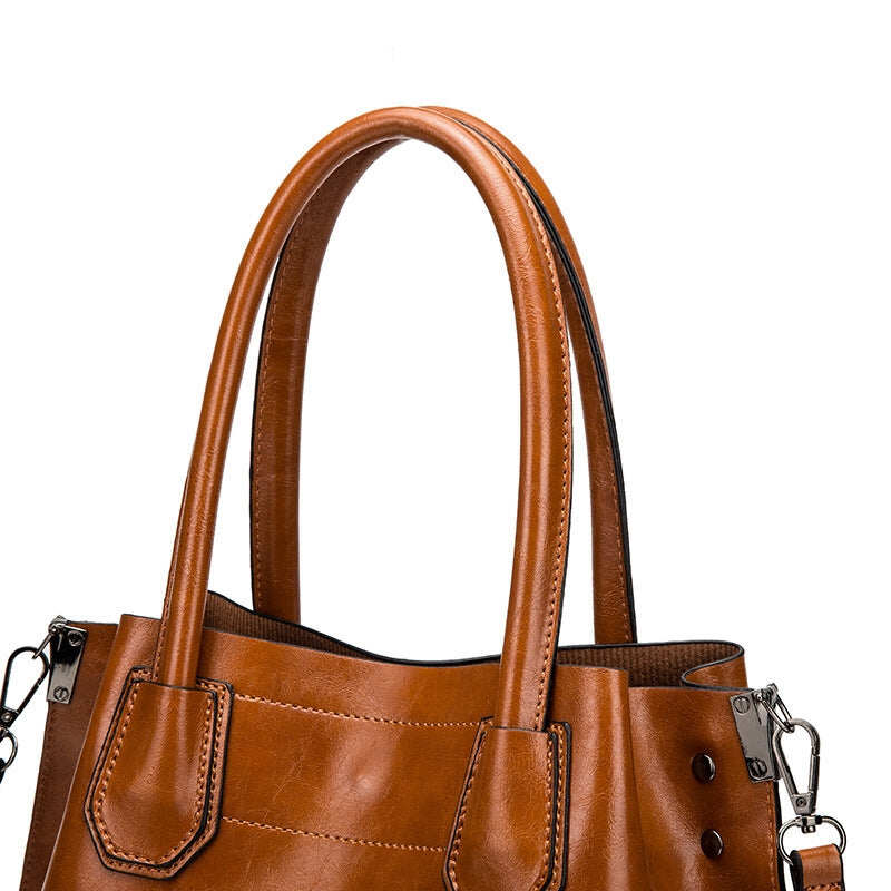 Bolsa de ombro feminina elegante de alta capacidade