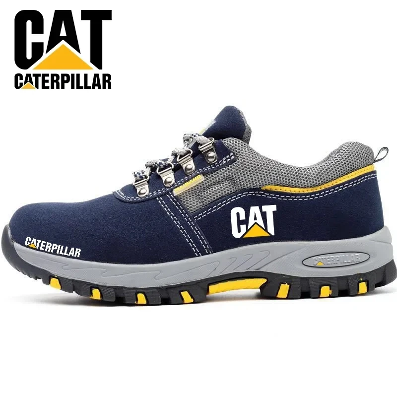 Botas masculinas de sola grossa para trabalho e caminhada CATERPILLAR