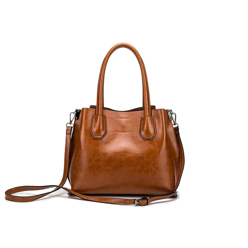 Bolsa de ombro feminina elegante de alta capacidade