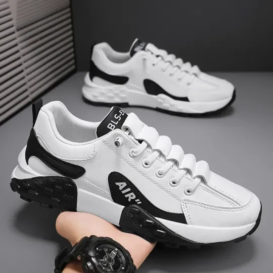 Tênis da moda com sola macia e respirável