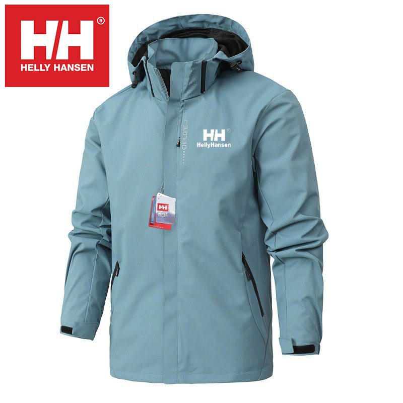 HELLY HANSEN - 2025 NOVA CASACO COM CAPUZ, IMPERMEÁVEL E À PROVA DE VENTO