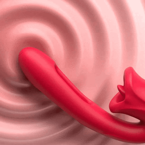 Vibrador para Ponto G com Função de Beijo e Língua Vibratória