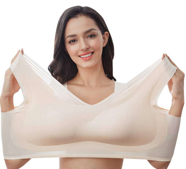 3 броя Ултратънък удобен сутиен Ледена коприна