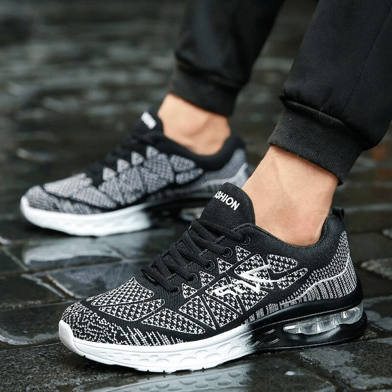 🔥Promoção da semana passada com 53% de desconto 🔥Tênis ortopédico multicolorido com almofada de ar para homens e mulheres