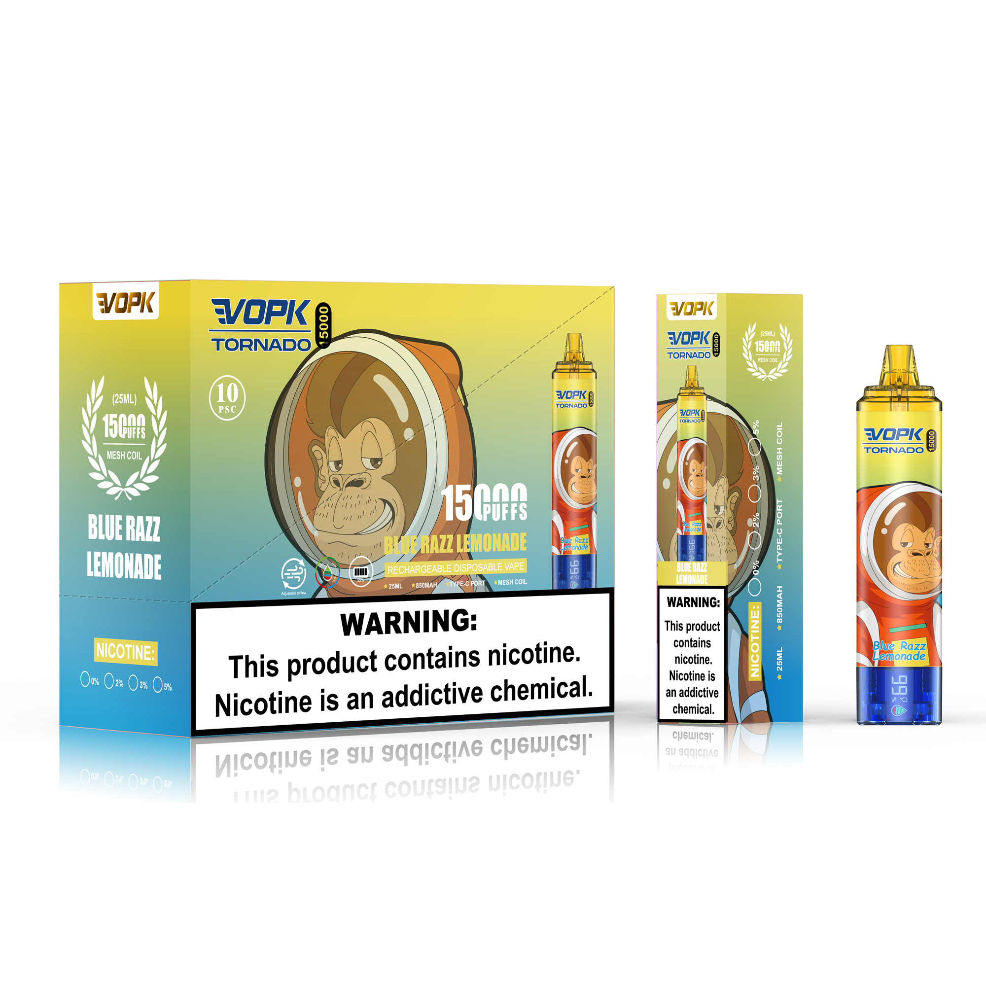 VOPK Tornado 15000 15K Puffs Disposable Vape Pen