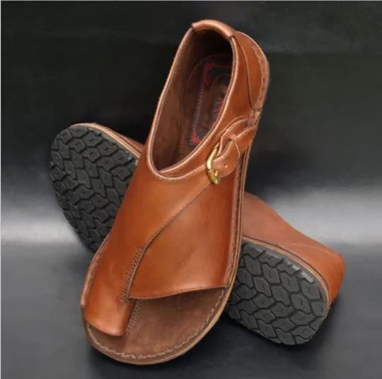 SANDÁLIAS FEMININAS DE COURO SOVY