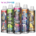 Vapme Crystal 7000-puff refillable disposable vapes