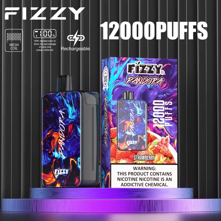 Fizzy Pandora 12000 Puffs LCD Screen Rechargeable Disposable Vapes