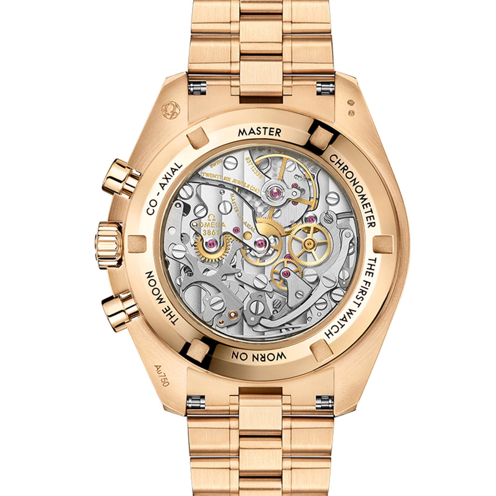 OMEGA Speedmaster Moonwatch Professional Co-Axial Master Chronometer Chronograph 42mm Mens Watch Gold O31060425099002