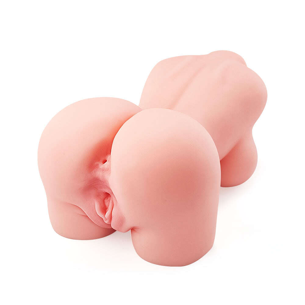 Bunda de boneca realista 3D com vulva, ânus, seios, masturbadores 3,6 kg