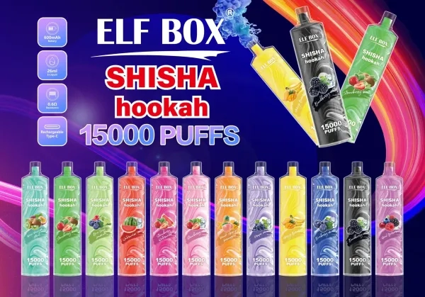 ELF BOX LS15000 Disposable Vape Grape Ice_2