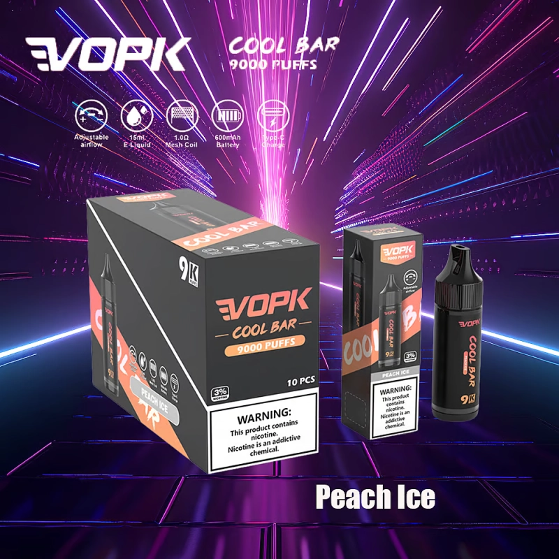 vopk cool bar 9000 puffs Grape Aloe