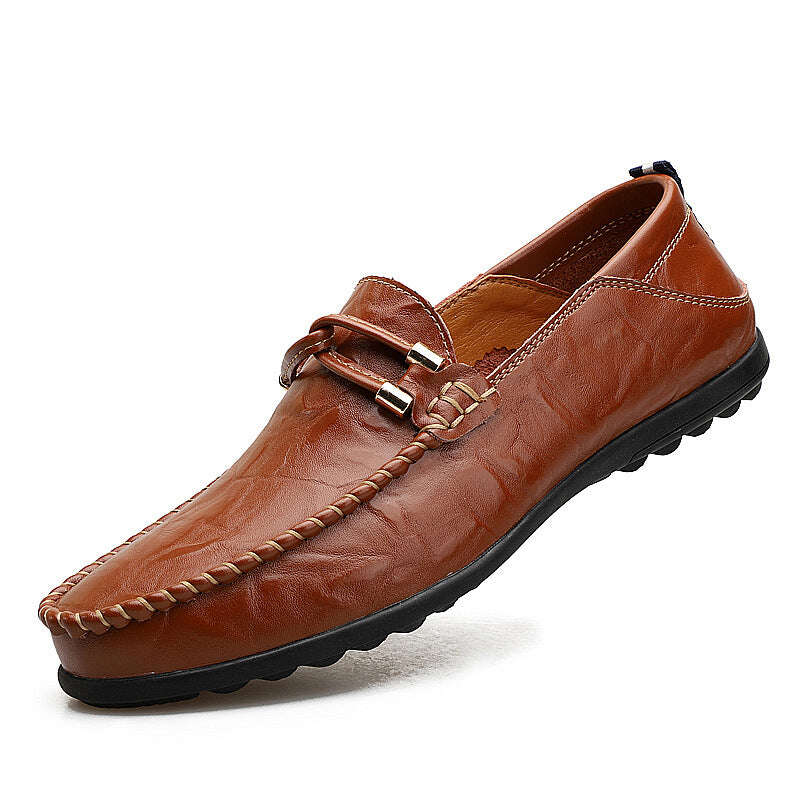 Mocassins de couro genuíno Cambridge
