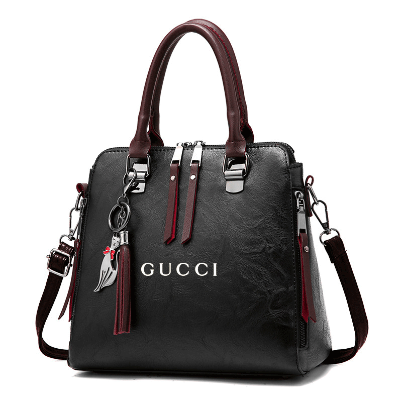 Torebka damska GUCCI w stylu retro o dużej pojemności. Listonoszka na ramię