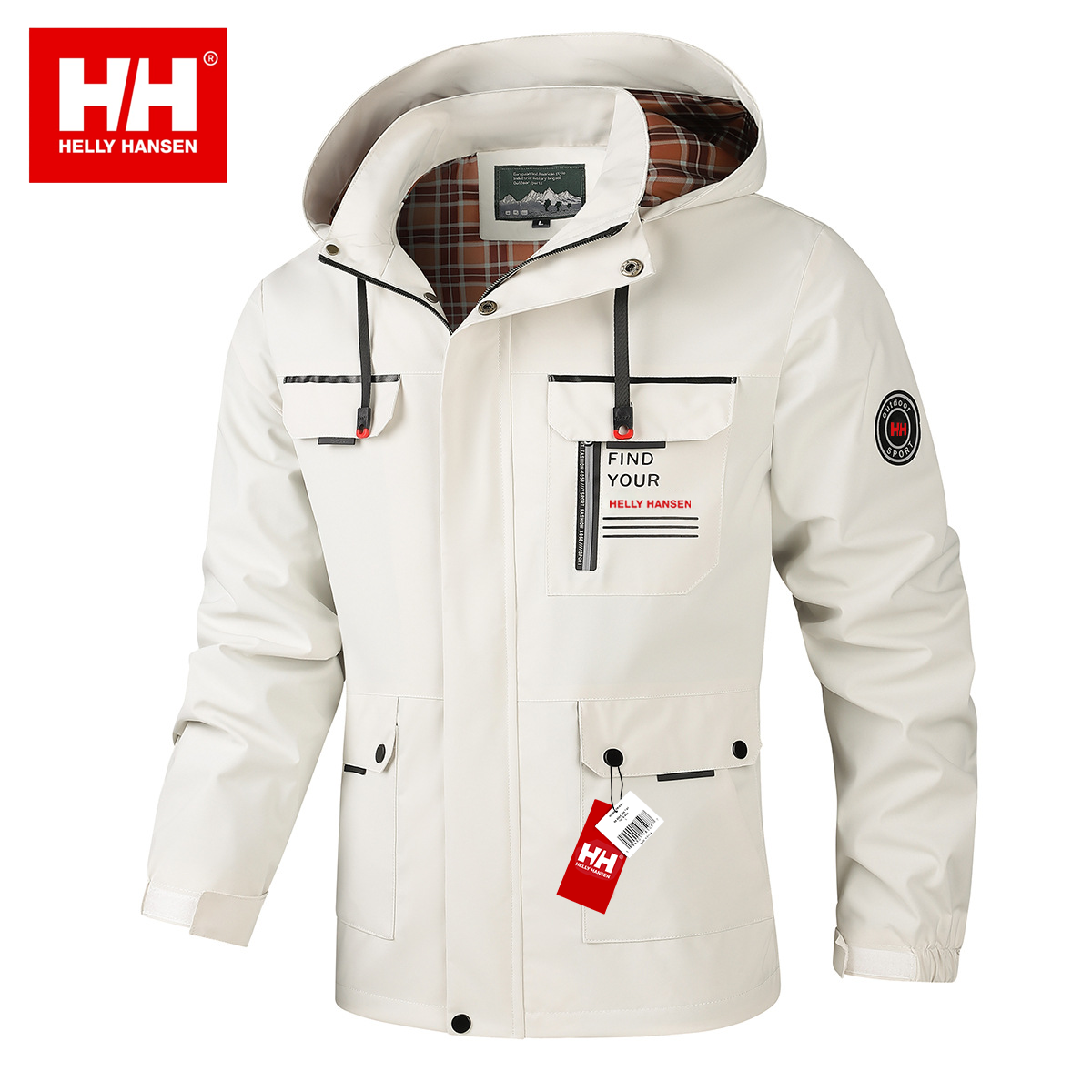 A Helly Hansen® férfi vízálló túrakabát védelmet és meleget biztosít