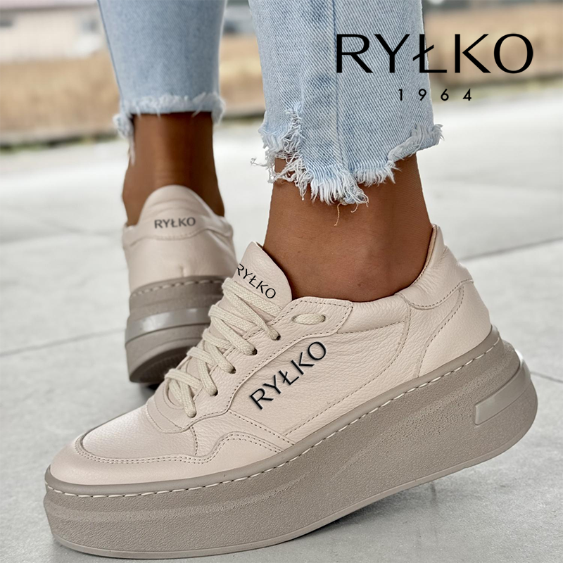 Tênis RYŁKO em couro natural