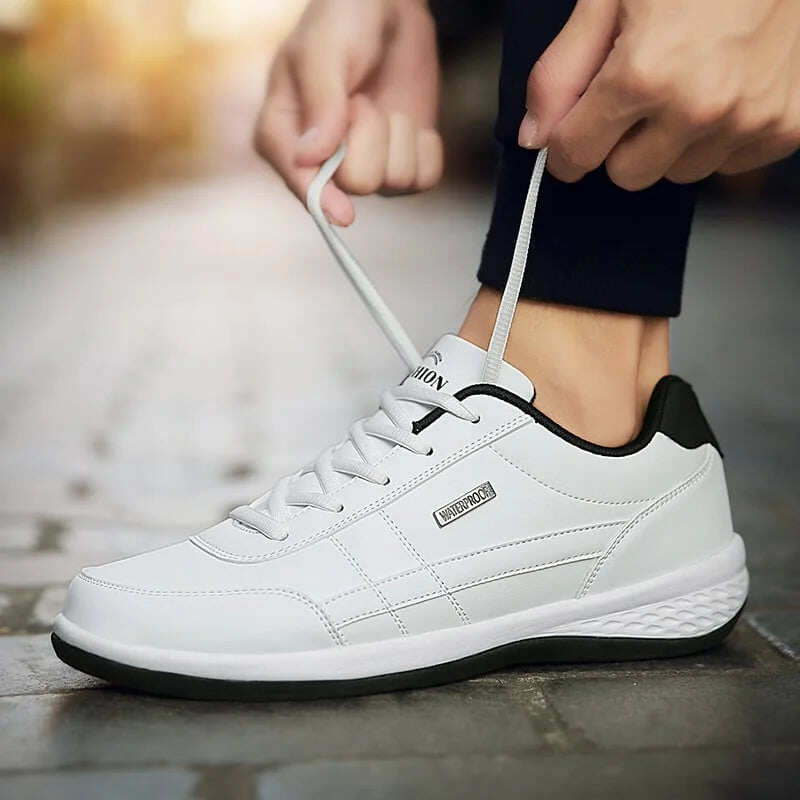 ⭐Świąteczna Wyprzedaż -45% ZNIŻKI ⭐Wygodne męskie skórzane sneakersy ortopedyczne 2023