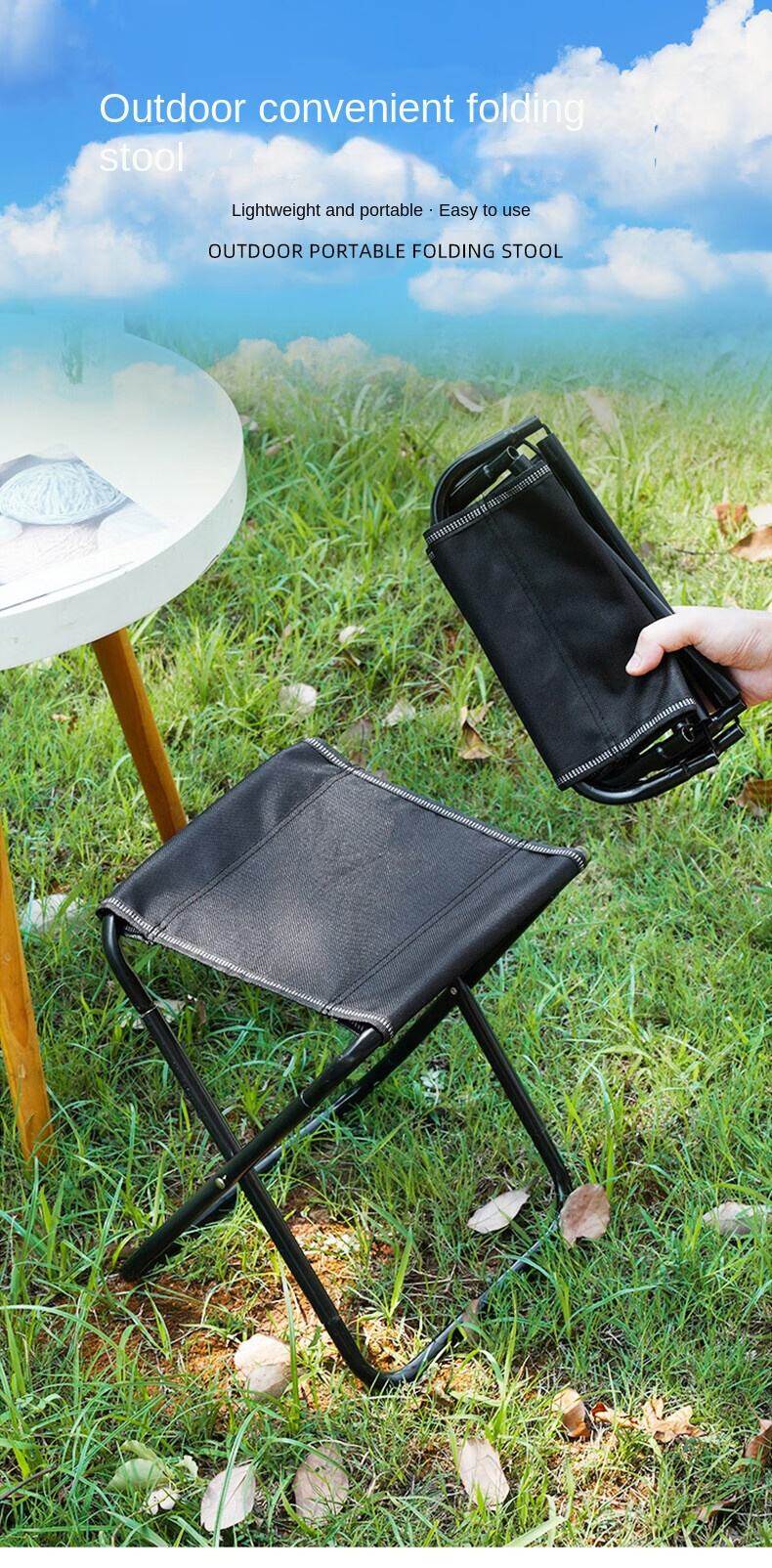 Affordable Portable Bag Folding Load Stainless Steel Comfortable Outdoor Slacker Foldable Chair