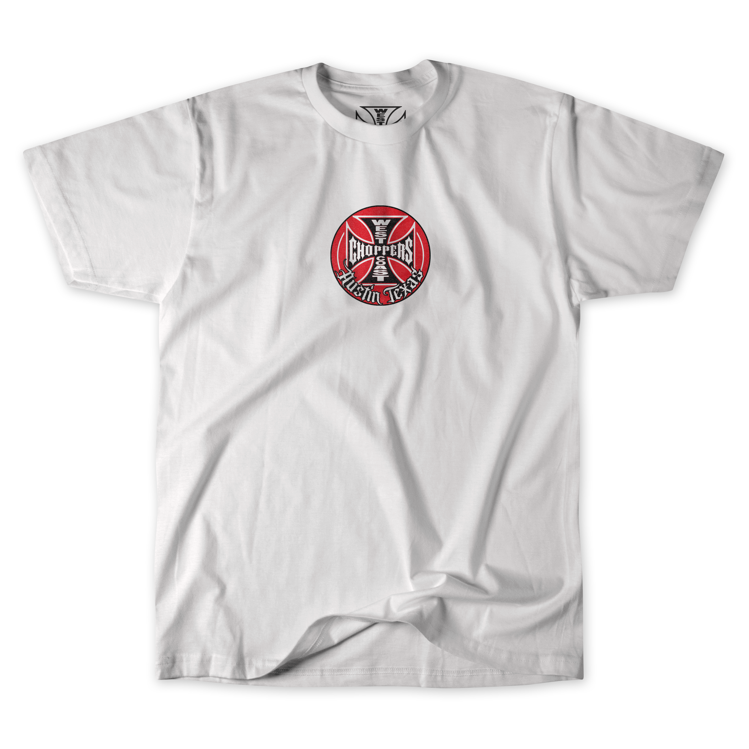 West Coast Choppers  Logotipo do tanque Camiseta - Branca