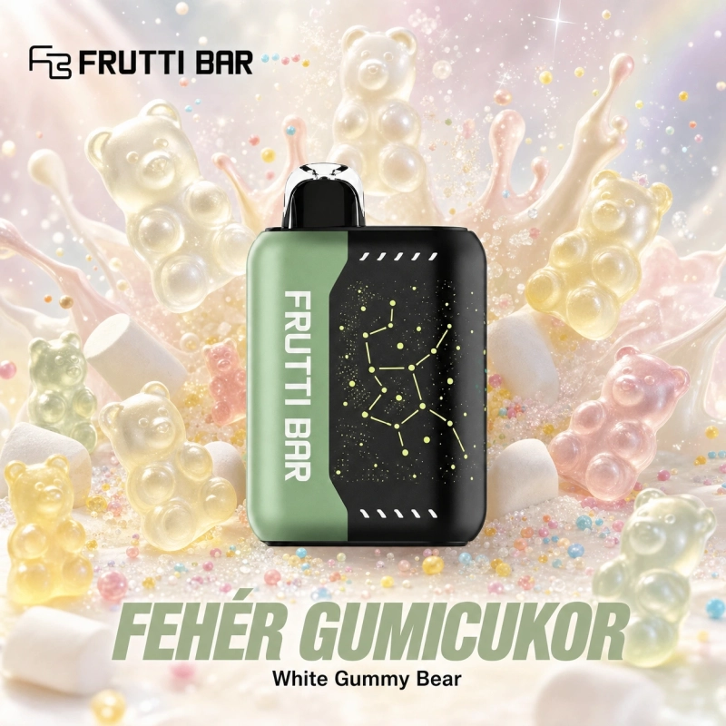 Frutti Bar FB25000 Białe Żelki – jednorazowy vape 25 000 zaciągnięć