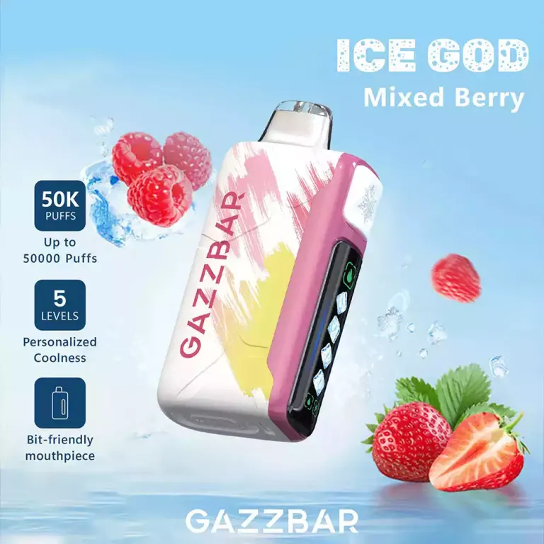 Gazzbar 50000 Puffs ICE GOD Disposable Vape