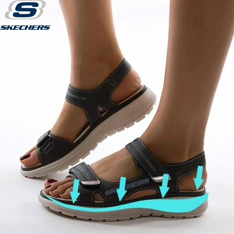 DAMSKIE SANDAŁY ORTOPEDYCZNE SKECHERS® NA LUKI PALUCHOWE