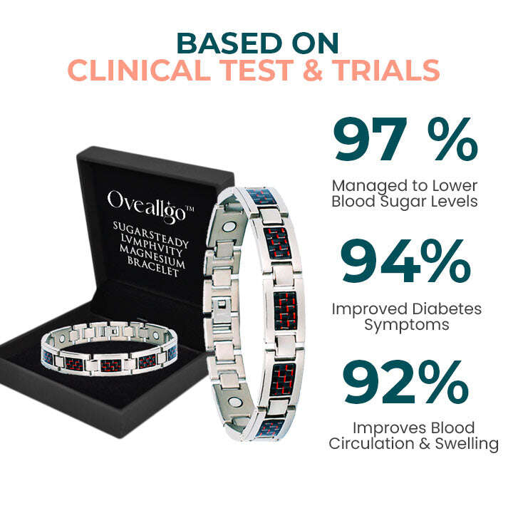 Pulseira de Magnésio Oveallgo™ SugarSteady Lvmphvity