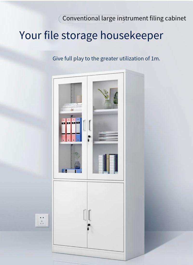 Wholesale Customizable Color 1850*900*400mm Adjustable Layer Plate Large Filing Cabinet With Hidden Handle