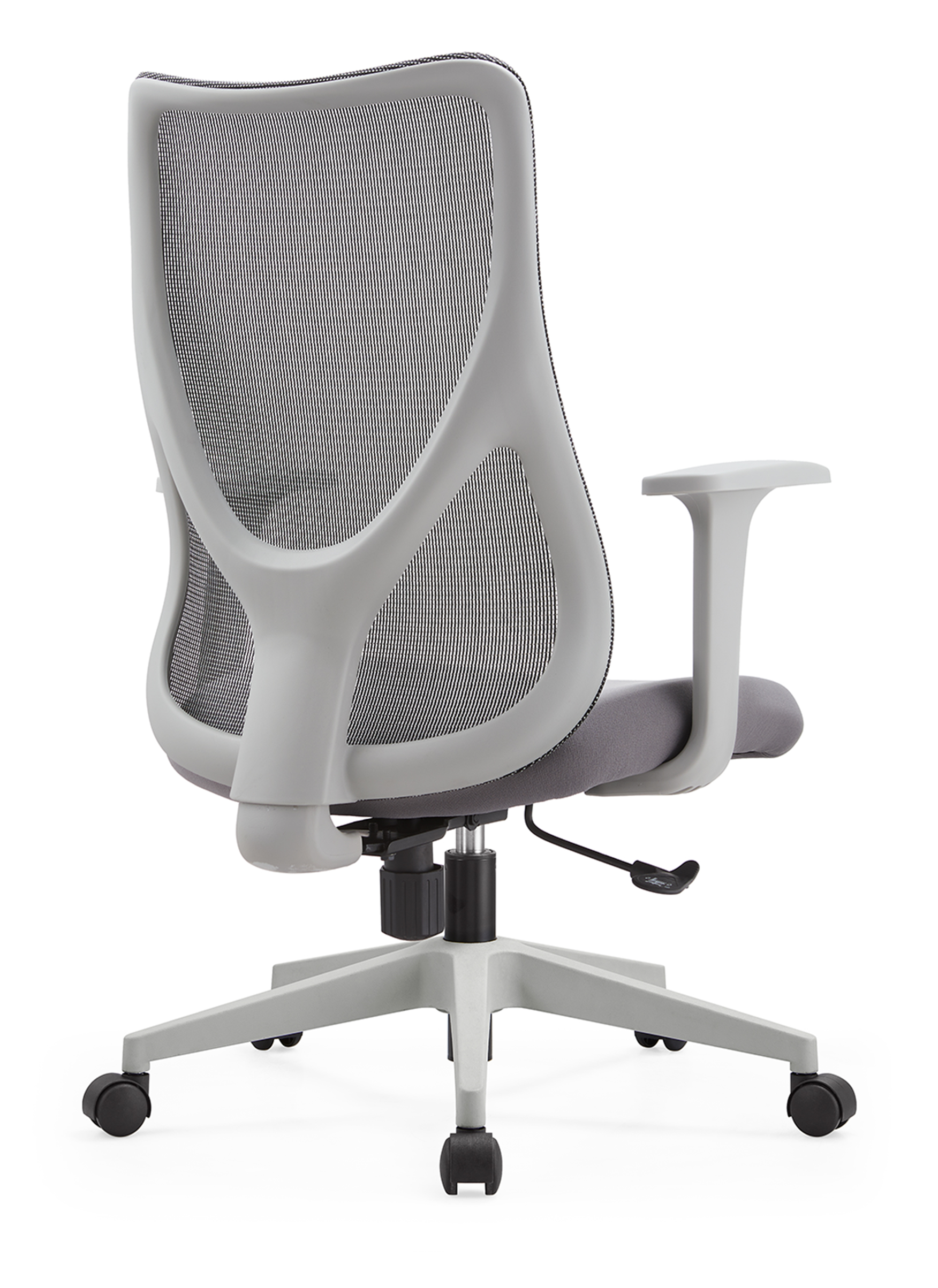 Factory Direct Sale Adjustable Lumbar Supported Ergonomic Mesh Office Chair with Sponge Seat Cushion