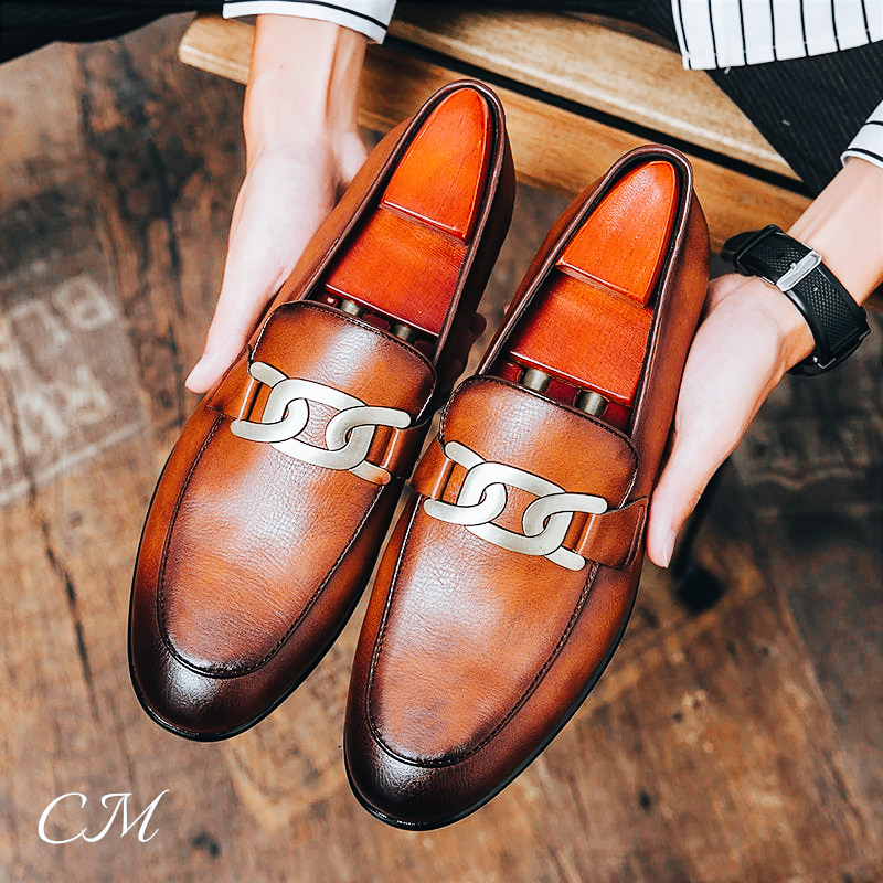 Mocassim de couro 