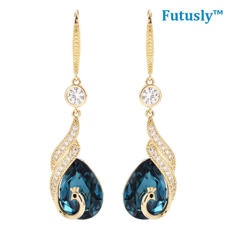 FUTUSLY™ КОМПЛЕКТ ОБЕЦИ И КОЛИЕ ОТ КРИСТАЛЕН ПАУН С МАГНИТЕН ГЕРМАНИЙ ЗА ЛИМФЕН ДРЕНАЖ