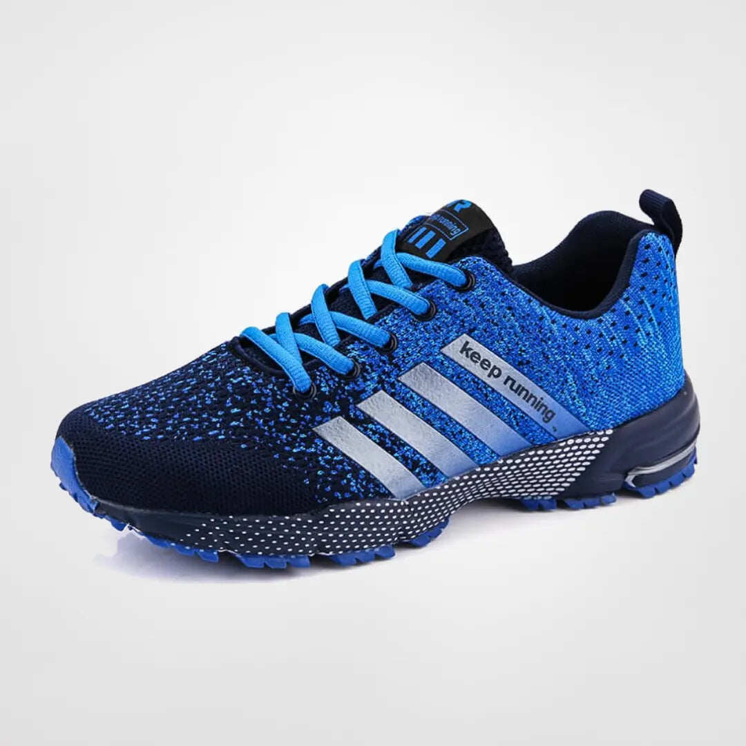 Tênis de corrida respirável unissex sola de corrida antiderrapante