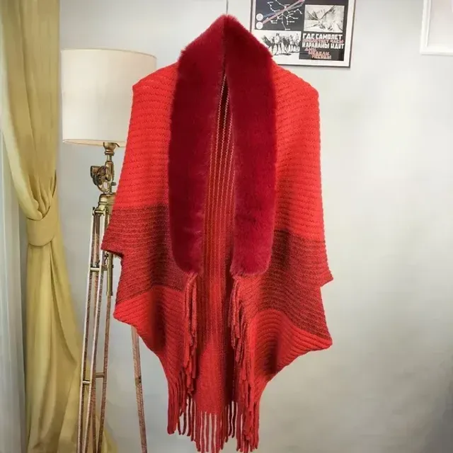 (💗Oferta especial - 49% de desconto) - Xaile solto de malha grossa para mulher