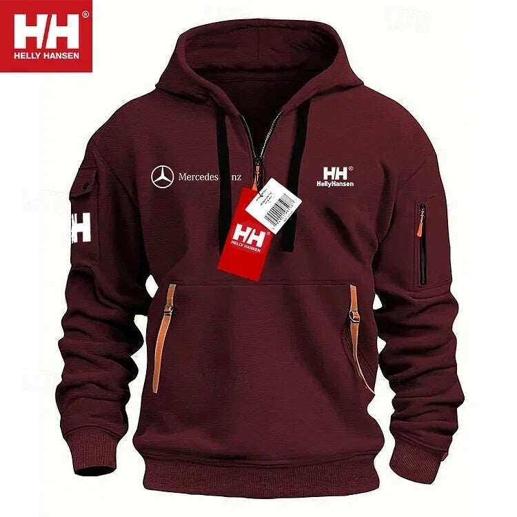 Helly Hansen | Mercedes-Benz nový podzimně-zimní volný svetr na zip