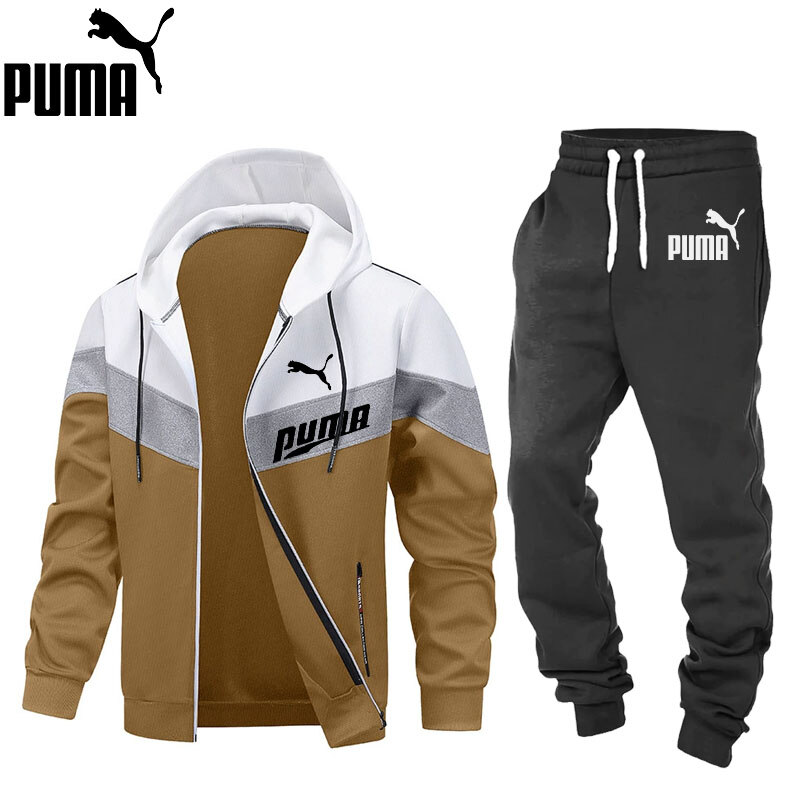 2025 A legújabb PUMA® férfi kapucnis kabát + PUMA® melegítőnadrág