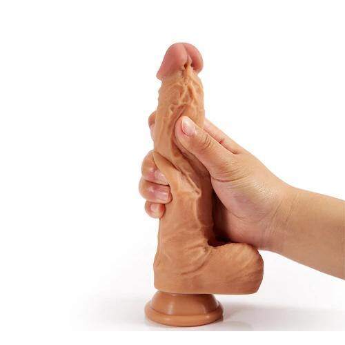 Ρεαλιστικοί δονητές dildo με λειτουργία έλξης 10 τρόπων Aivrobta