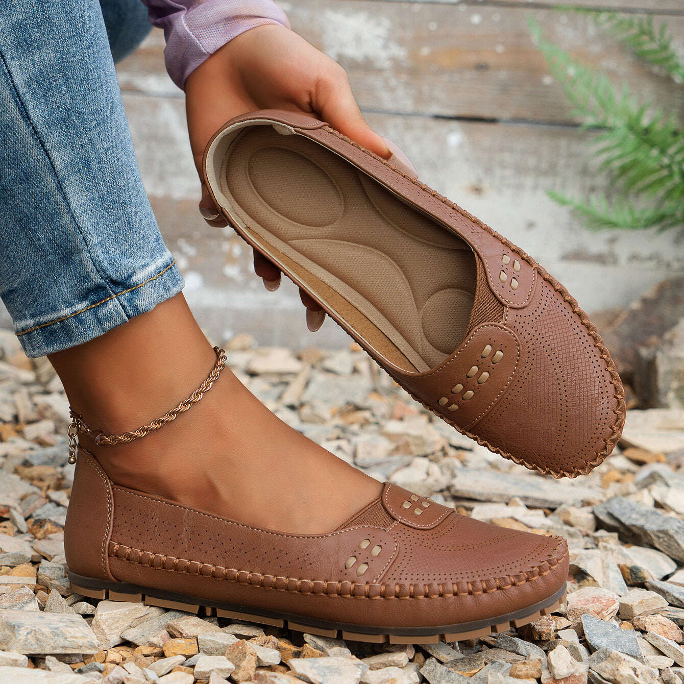 🔥 Dia Santo 50% de desconto 🔥 Sapatos ortopédicos baixos para mulheres, leves, antiderrapantes, respiráveis