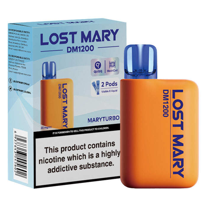 Lost Mary DM1200 Kit Vape descartável