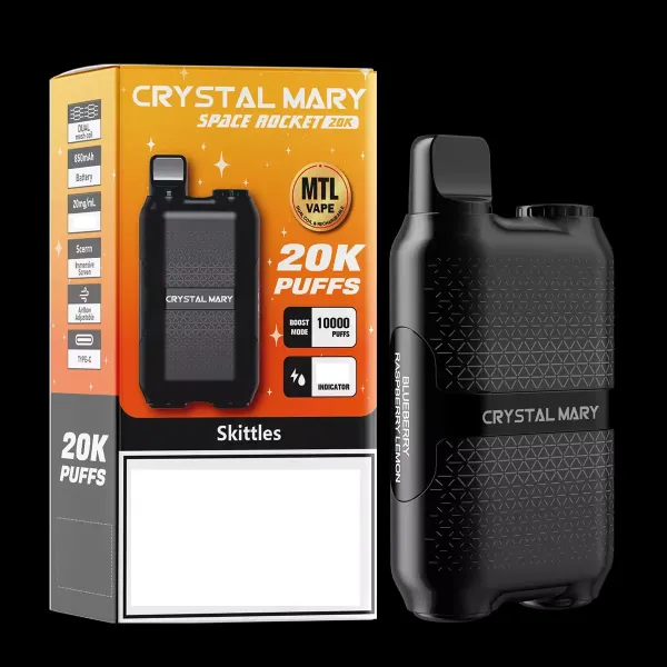 CRYSTAL MARY SpaceRocket 25ml Disposable Vape 20000 Puffs Wholesale