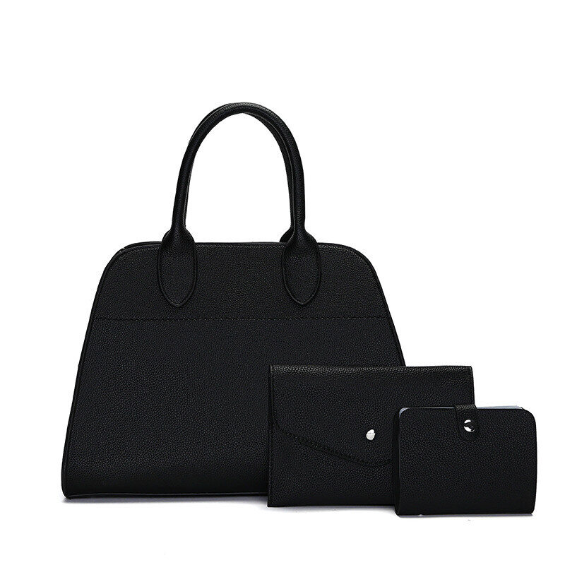 Nagy kapacitású bőr válltáska.