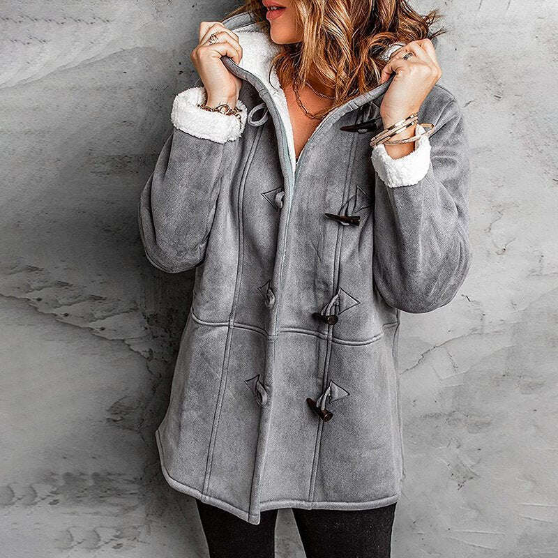 2023 Nova Jaqueta de Lã Feminina