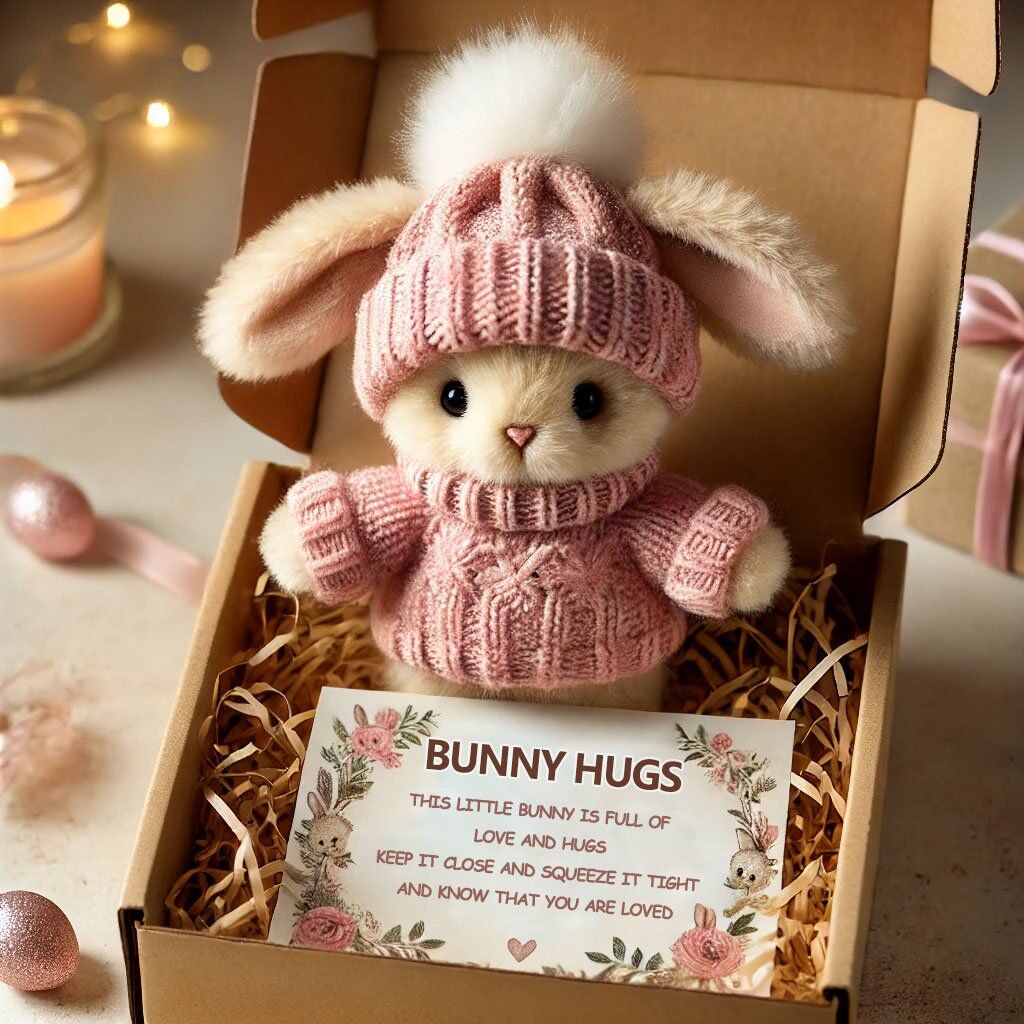 🐇Mini nyuszi ölelhető édes húsvéti ajándék🎁