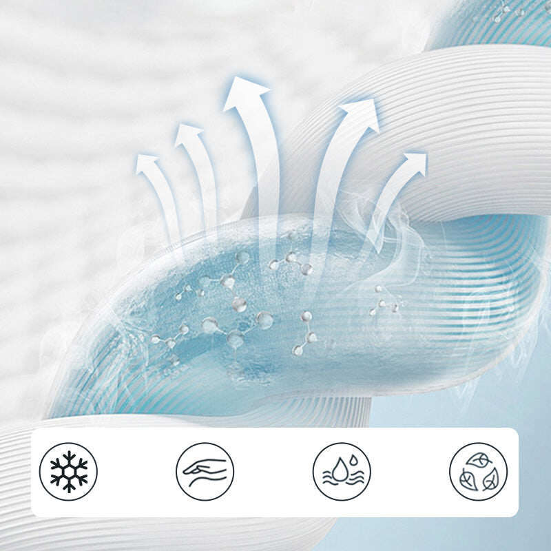 CONJUNTO DE QUATRO PEÇAS DE SEDA GELADA DE VERÃO