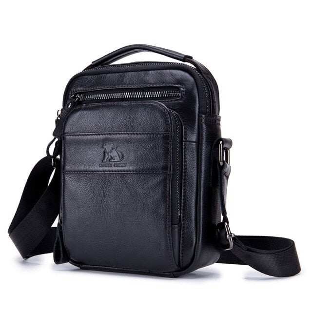 Skórzane męskie torby na ramię Crossbody Messenger Bag