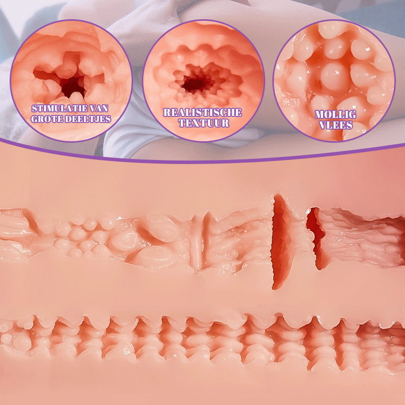 【BELLE：Pré-venda até 21,6】5,5KG 3D Masturbador mais realista