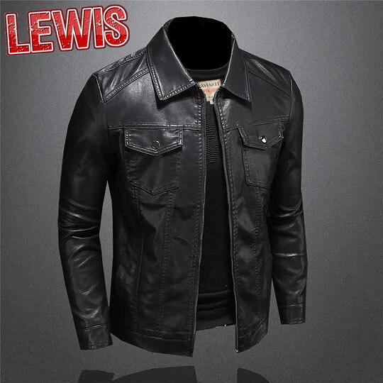 Lewis | Jaqueta de couro masculina