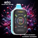BOOD PULSE PRO 50000 Puffs Vapes Grape Cranberry Blueberry Raspberry