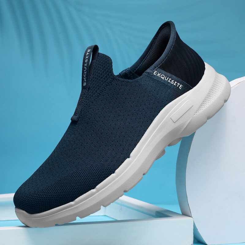 Tênis de caminhada ortopédico masculino para fascite plantar, tênis de caminhada para amortecimento extra e suporte de arco